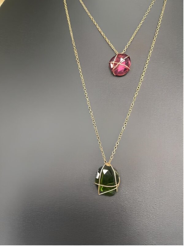 Pink and Green Tourmaline