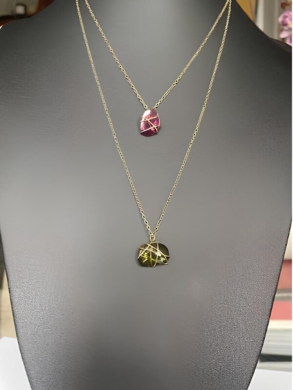 Pink and Green Tourmaline