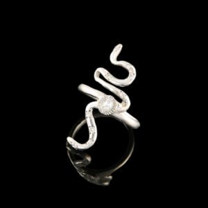 dream snake ting silver studded